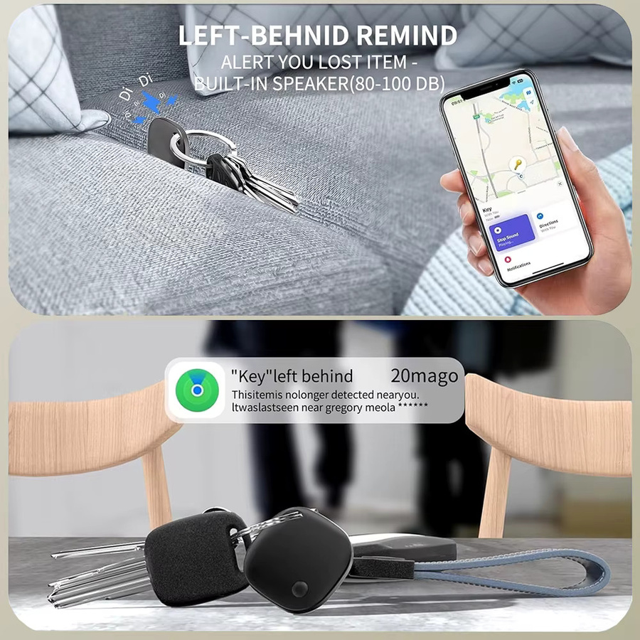 Vivilife IOS Tracker in Schwarz für die Apple Find My App, tragbarer Anti-Verlust MFI-Gegenstandfinder und Ortungsgerät - Bild 5