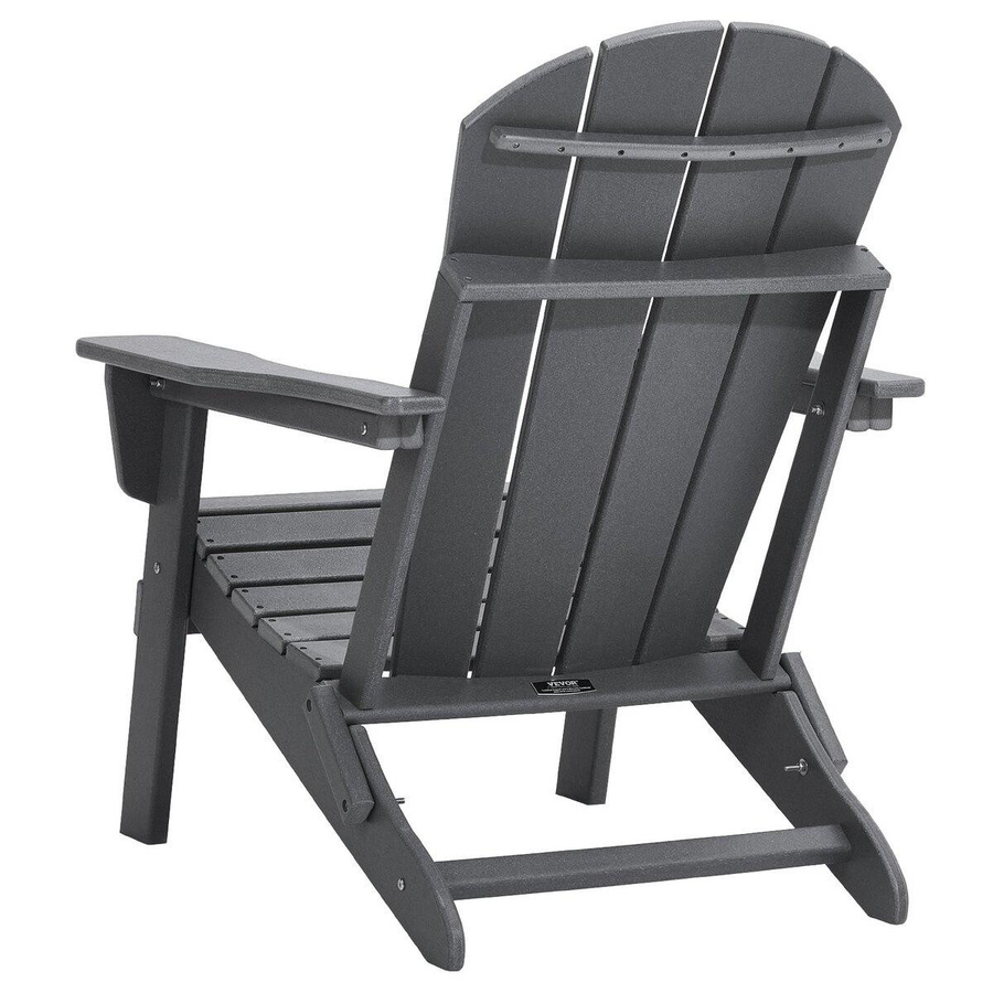 Buying Solutions MB Adirondack-Stuhl Set aus HDPE in Grau, 2er Set, wetterfest und klappbar - Bild 7