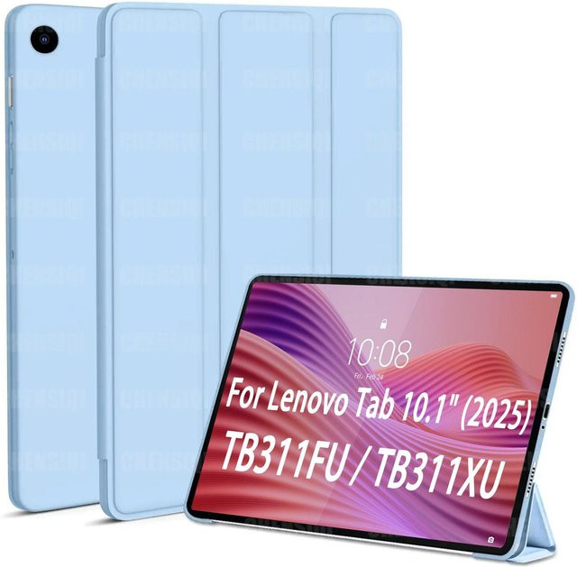 Lenovo Tab 10.1 Tablet-Schutzhülle TB311FU / TB311XU faltbar mit Auto-Sleep/Wake-Funktion in Himmelblau - Bild 1