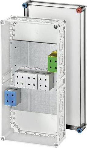 Hensel Abzweigdose 60001035 halogenfrei und plombierbar, grau, B: 60,0 cm, L: 30,0 cm - Bild 1