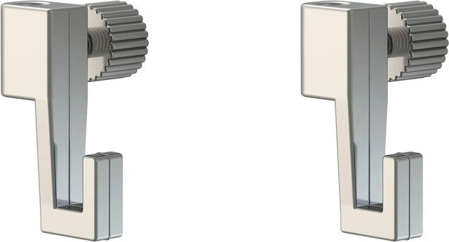 Artiteq Aufhängehaken 2er-Set in Silber/Chrom für bis zu 4 kg - Bild 1