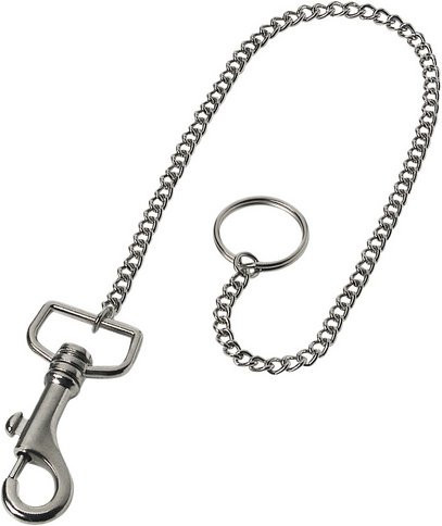 BASI Schlüsselkette aus Metall in Silber - Bild 1