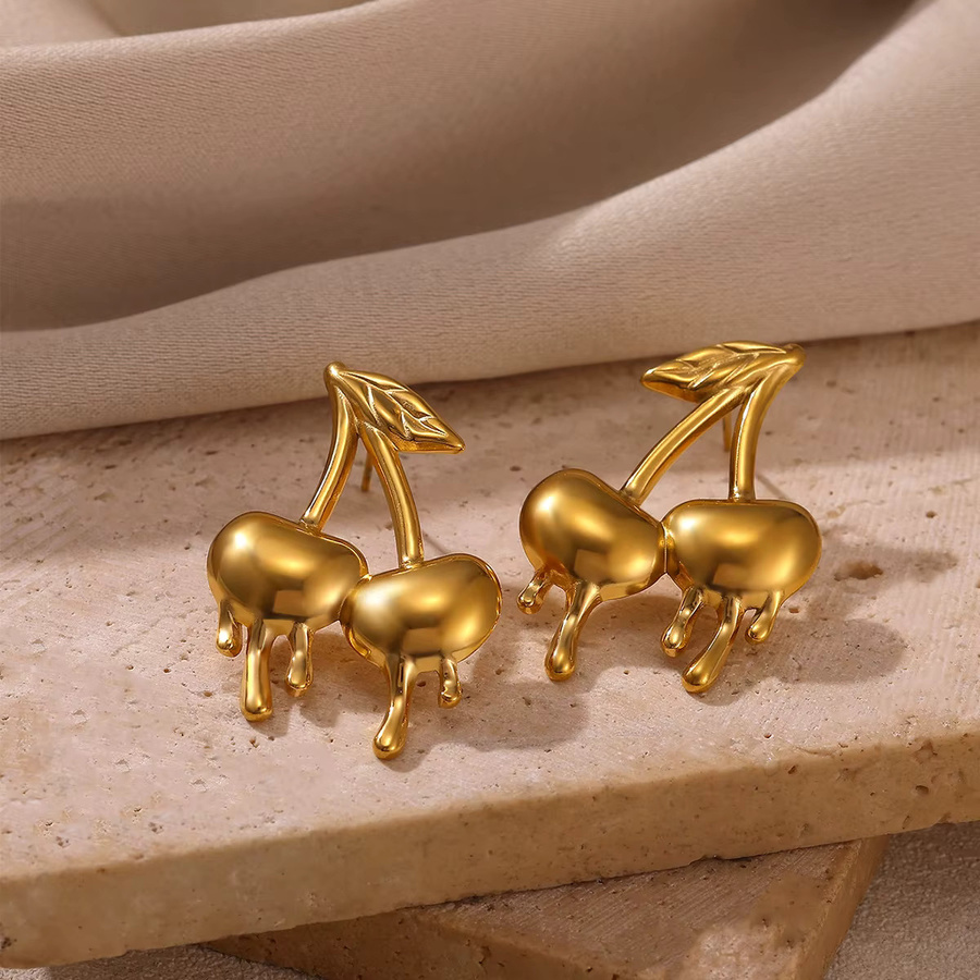 ETCAVCE Ohrringe, Edelstahl, Gold, Damen - Bild 2