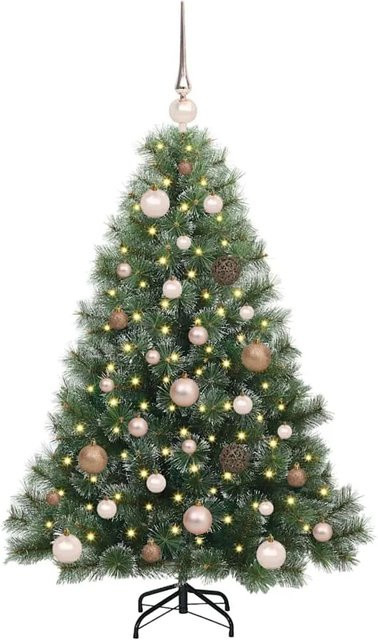 vidaXL Künstlicher Weihnachtsbaum mit 150 LEDs in Grün, Höhe: 120 cm - Bild 1
