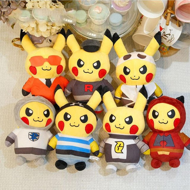 Kidsly Pokémon Plüschtiere, 7er Set, 20cm - Bild 1