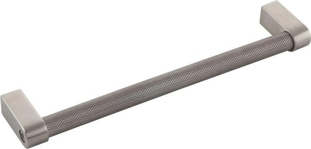 Furnipart Möbelgriff Regular La in Silber Edelstahl gerändelt, Breite: 20,6 cm, Höhe: 1,6 cm - Bild 1