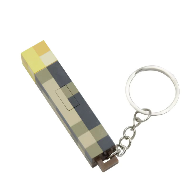 Minecraft Cartoon MC Schlüsselanhänger Taschenlampe, Unisex - Bild 3