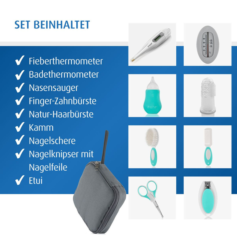 Reer BabyCare Plegeset, 9-tlg., Grau - Bild 4