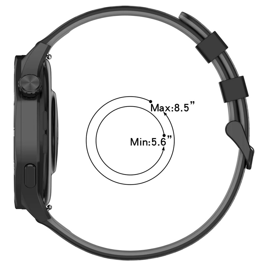 Garmin Uhrenarmband Silikon, Bicolor, 22 mm, Unisex - Bild 2