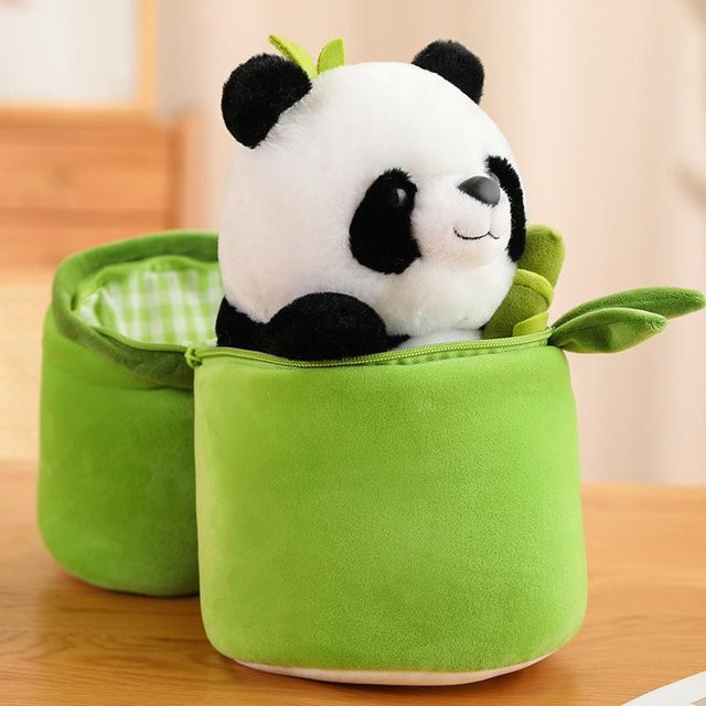 Binchi Fitness Panda-Puppe, Stofftier, 30cm, ab 14 Jahren - Bild 1