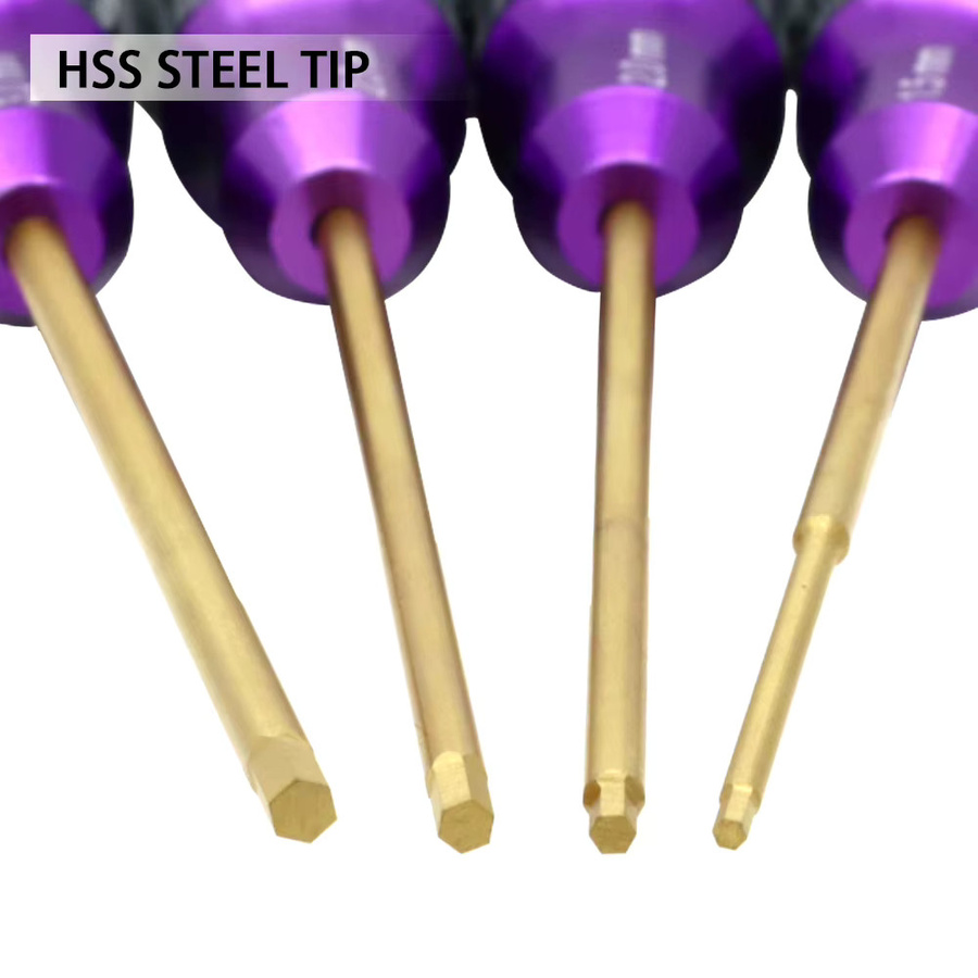 flyhike Hex Raum Aluminium Griff Mutter Fahrer Hex Schraubendreher Werkzeuge Kit, 4/7 stücke, Metall, Bunt / Mehrfarbig - Bild 5