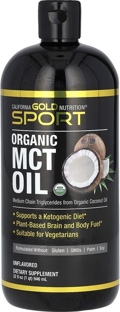 California Gold Nutrition Sports Bio-MCT-Öl 946 ml - Bild 1