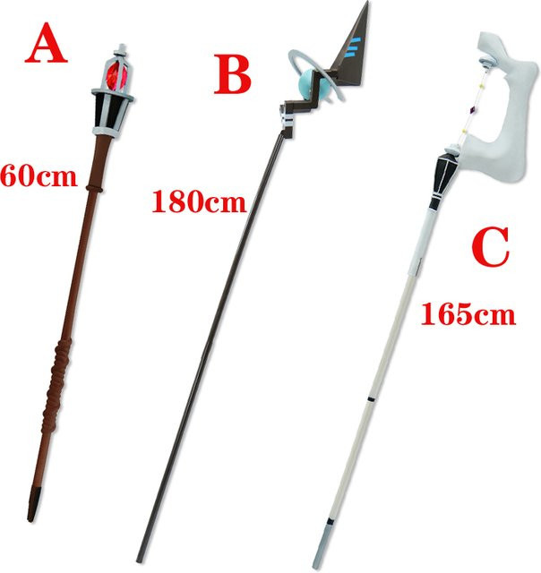 COSNYC Mushoku Tensei Rudeus Greyrat Waffe, Zauberstäbe, 3 Stile - Bild 1