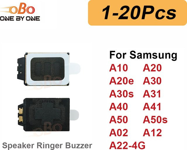 Samsung Lautsprecher-Ringer-Buzzer für Galaxy A10 A20 A30s A40 A50s A31 A41 A02 A12 A22 in Schwarz zur Reparatur des unteren Lautsprechers - Bild 1