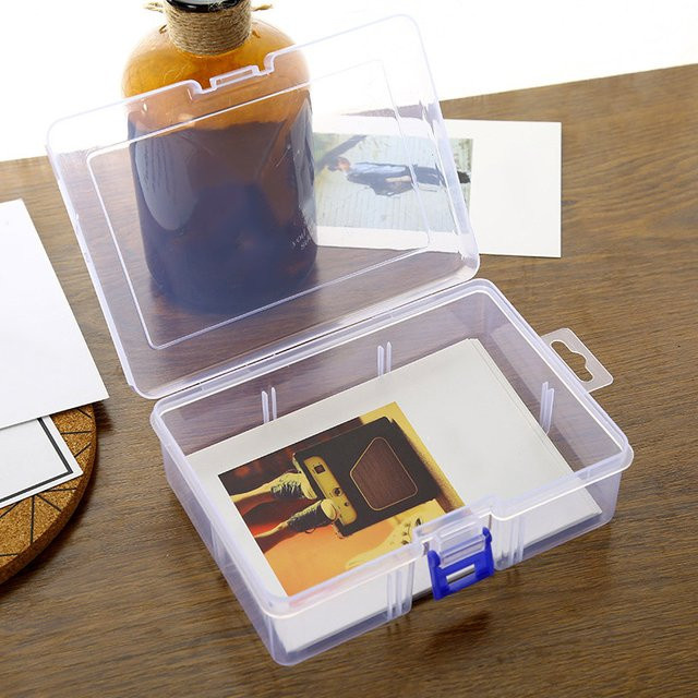 LEENKEA Kosmetik Aufbewahrungsbox aus transparentem Kunststoff mit einstellbaren Fächern - Bild 1
