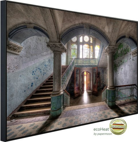 papermoon Infrarotheizung EcoHeat Lost Space Beelitz mit Matt-Effekt in Bunt, App-Steuerung und Überhitzungsschutz - Bild 1