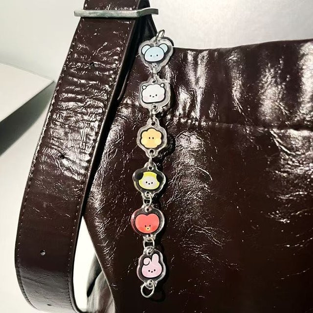 LINE FRIENDS Schlüsselanhänger BT21 Anime Acryl, Unisex - Bild 1