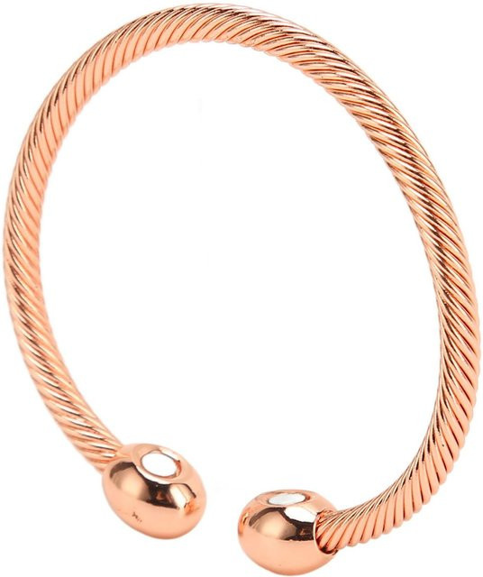 Wosawe Armband, Gedrehtes Kabel, Roségold, Unisex - Bild 1
