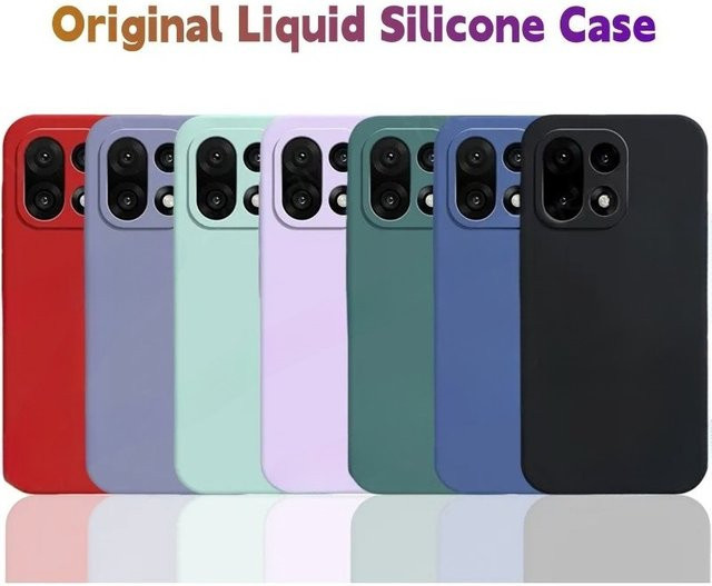 Hautfreundliche Flüssigsilikon-Hülle in Bonbonfarben für OnePlus 15 13 13R 13T 12 12R 11R mit weichem Flanell-Inlay - Bild 1