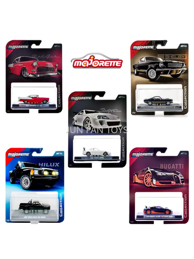 Majorette Chevrolet Shelby Toyota Bugatti Veyron, Modellauto, 1:64, Metall - Bild 2