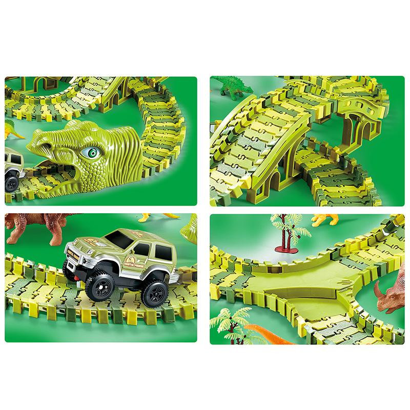 Linyi toy Dinosaurier Rennen Strecke Sammlungskit Spielset ab 14 Jahren - Bild 2