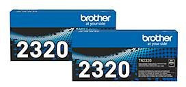Original Brother Toner TN-2320 Schwarz für Laserdrucker Doppelpack - Bild 3