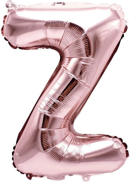 Rico Design Folienballon Buchstabe in Rosa, Höhe: 36 cm - Bild 1