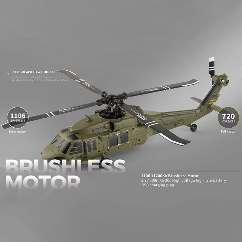 WLtoys K170 RC Hubschrauber, ferngesteuert, ab 14 Jahren - Bild 2