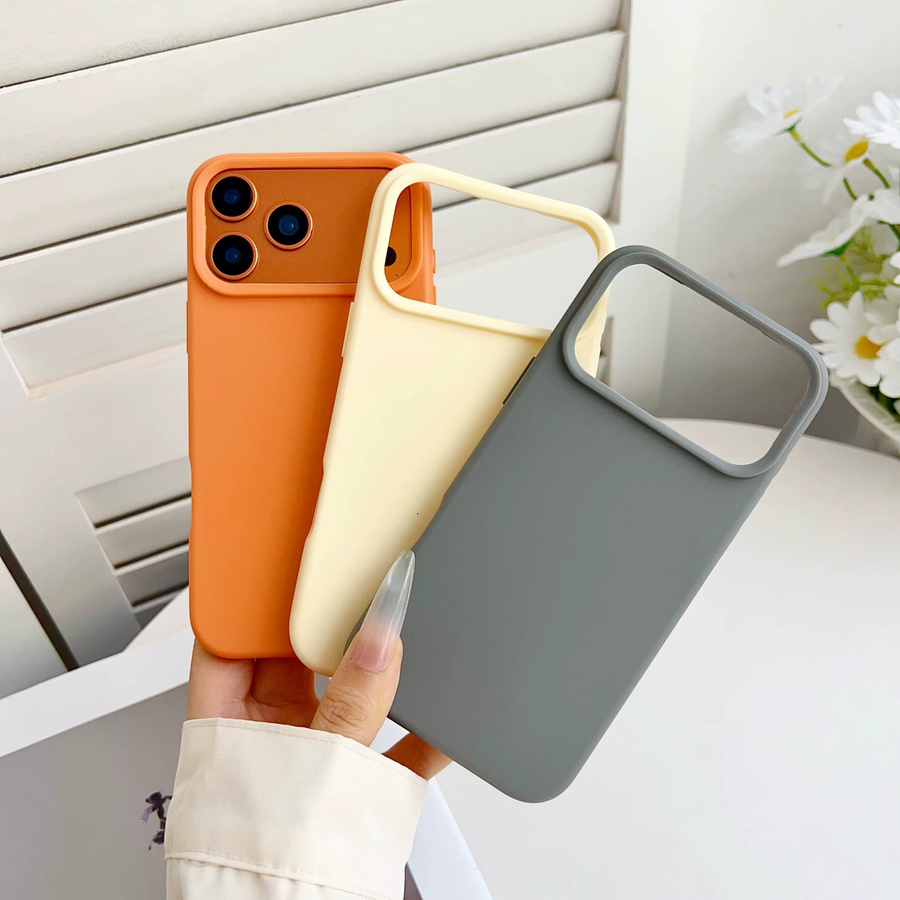 Matte Silikonhülle für Apple iPhone in Grau, stoßfeste Handyhülle als Zubehör - Bild 1