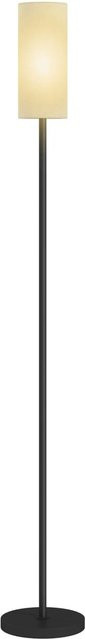 HOMCOM Stehlampe modern aus Metall und Stoff in Schwarz und Weiß, H x B x T: 163 x 22 x 22 cm - Bild 1
