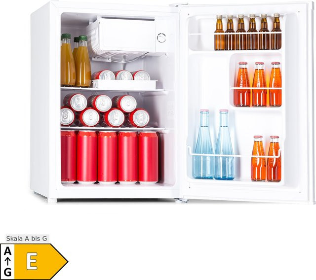 Klarstein Fargo 67 Minibar Kühlschrank mit 4 Liter Gefrierfach in Weiß, 67 Liter - Bild 1