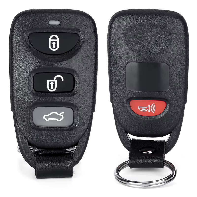 KEYECU Fernbedienungsschlüsselanhänger für Hyundai Veloster 315 MHz P/N: 95430-2V100 FCC ID: NYOSEKS-TF10ATX Schwarz - Bild 4