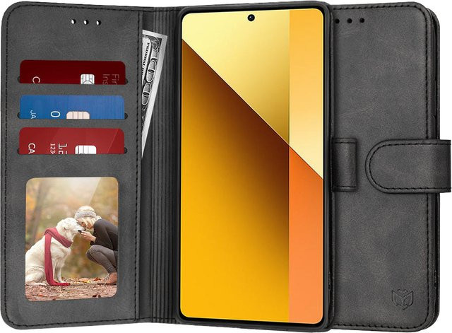 Xiaomi Techsuit Diary Book Hülle für Redmi Note 13 5G in Schwarz - Bild 1
