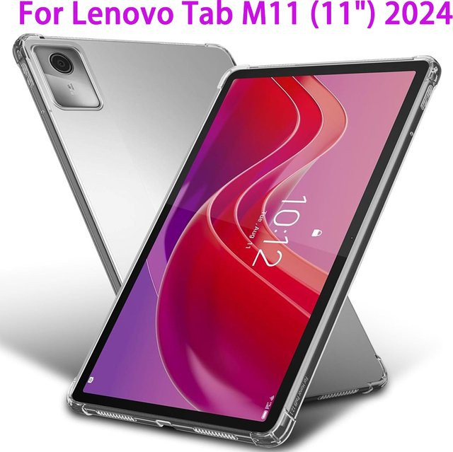Stoßfeste TPU-Schutzhülle für Lenovo Tab M11 (11 Zoll) TB330FU und Xiaoxin Pad 2024 11 Zoll TB331FC mit Airbag-Schutz, transparent - Bild 1