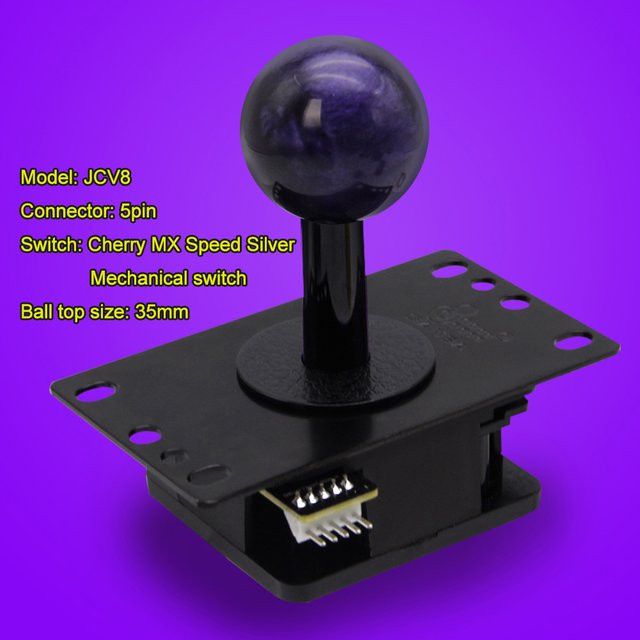 Qanba Gravity Mechanische Arcade-Joystick-Schäfte Silent Lever JOV8S JCV8 für Arcade Sticks und DIY-Upgrades - Bild 1