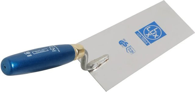 LUX-TOOLS Stuckateurkelle und Putzkelle aus rostfreiem Edelstahl, Breite: 14 cm - Bild 1
