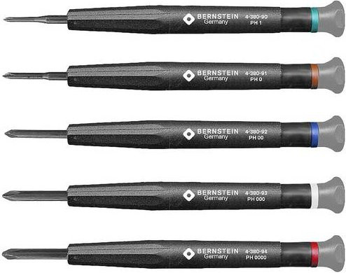 BERNSTEIN Tools for Electronics 4-380-PH Schraubendreher-Set in Schwarz - Bild 1