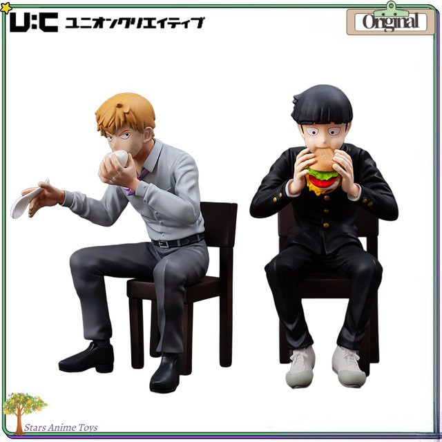 UnionCreative Mobpsycho100 Bunbougu Cafe 2022 Reigen Arataka/Kageyama Shigeo Ekubo, Geschenk-Figur, Einzelfigur - Bild 1