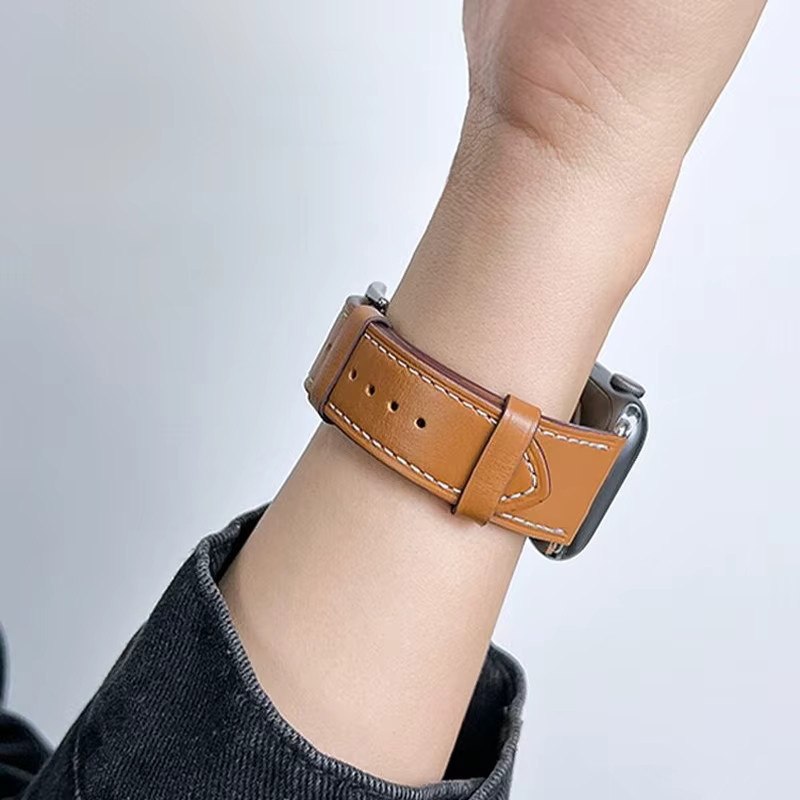 NEY Uhrenarmband Leder, Unisex, Klassisch - Bild 2