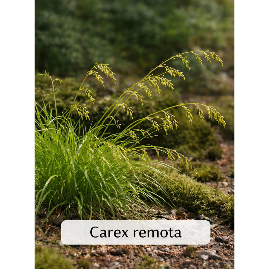 Carex remota Winkel-Segge Set, 12 Stück, Höhe: 20 - 30 cm, Topf: 9 cm - Bild 2