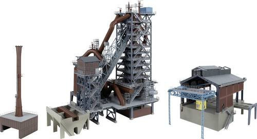 Faller Hochofen mit Gießhalle H0 Industriegeschichte Montanindustrie - Bild 1
