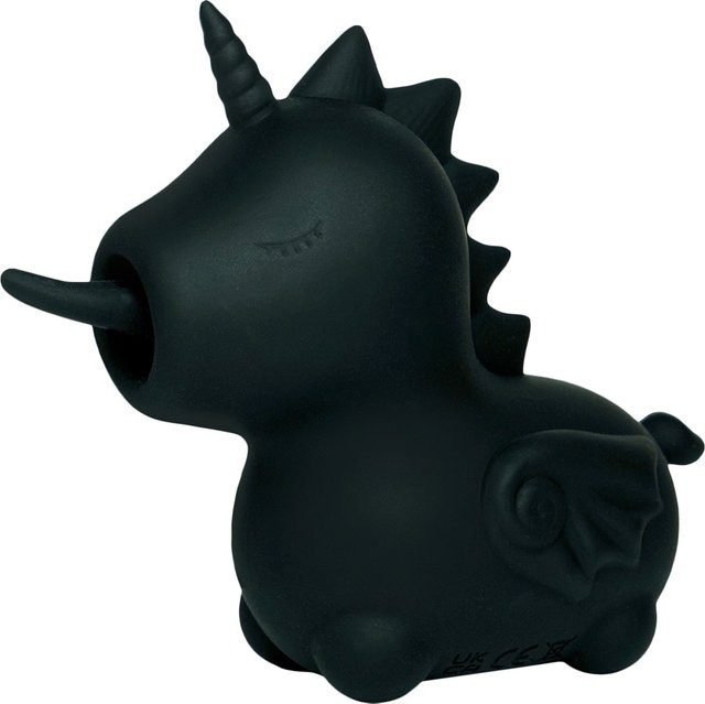 Auflegevibrator Wild Spirit im Einhorn-Design in Schwarz - Bild 1