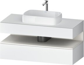 Duravit Waschtischunterschrank Qatego in Weiß, B/T/H: 120 x 55 x 60 cm - Bild 1