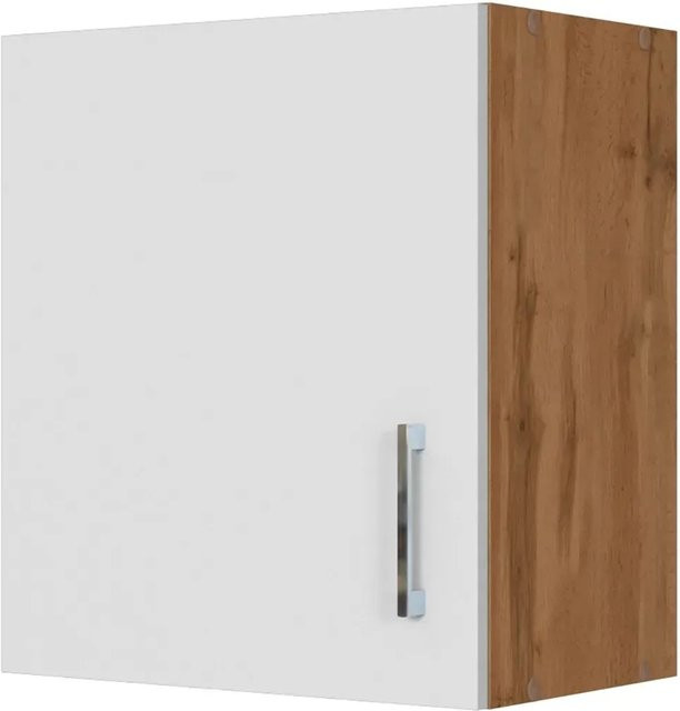 Held Möbel Küchen-Hängeschrank Sorrento Weiß-Wotaneiche B/H/T: 50 x 57 x 34 cm - Bild 1