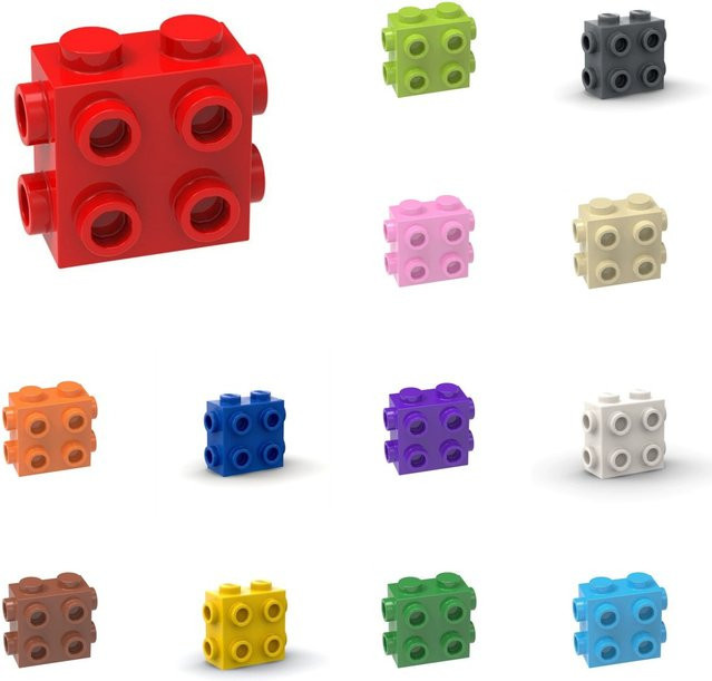 alibricks Bausteine Kit 67329, 50-teiliges Set, Blau, Bunt / Mehrfarbig - Bild 1