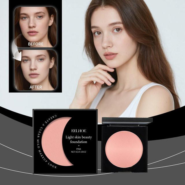 eelhoe Foundation-Palette, Creme, matt, 3 Farben, Unisex - Bild 1
