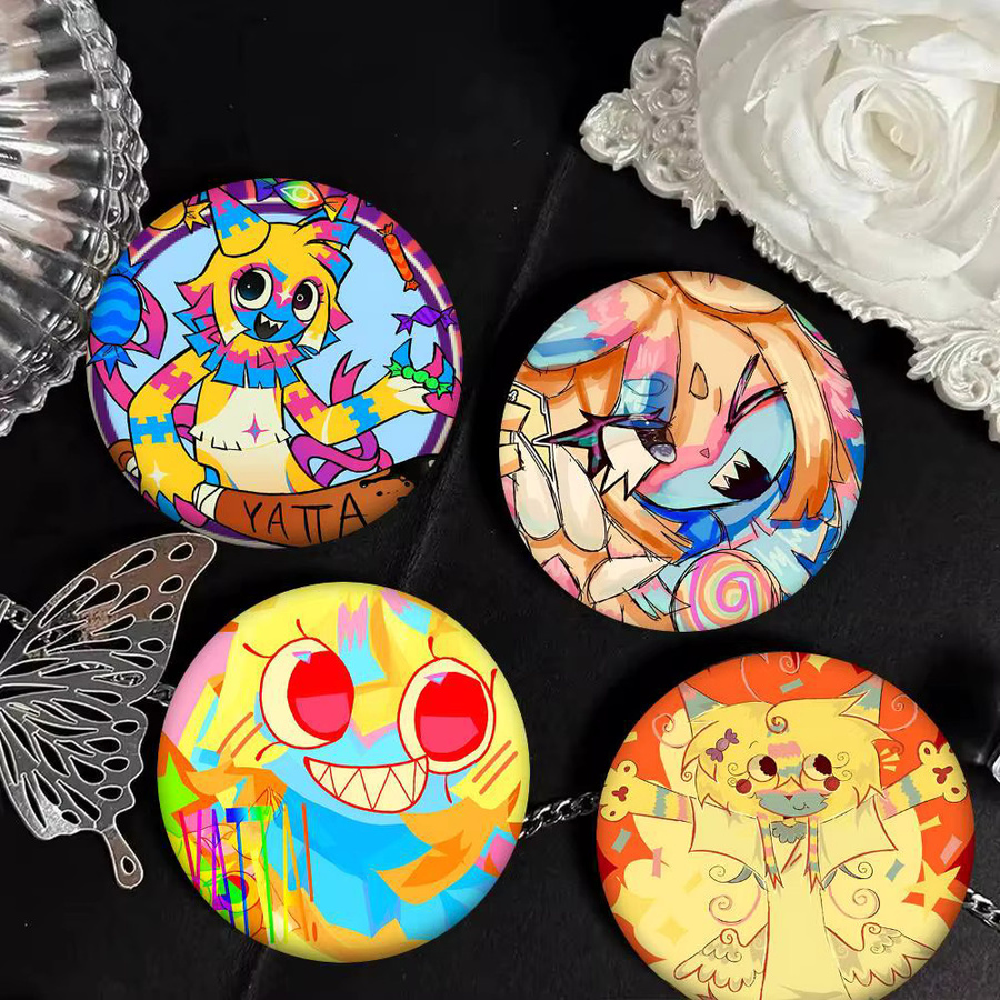 Y-Yatta Brosche, Anime Rundes Abzeichen, Anstecknadel - Bild 4