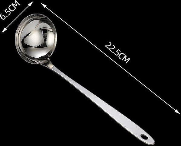 Binchi Outdoor Equipment Sieblöffel aus Edelstahl mit langem Griff in Silber für Hot Pot und die Heimküche - Bild 1