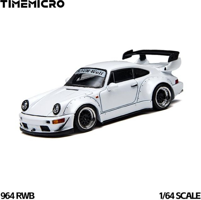 Timemicro Rwb 964 Diecast Modellauto, 1:64, Weiß / Schwarz, ab 14 Jahren - Bild 1