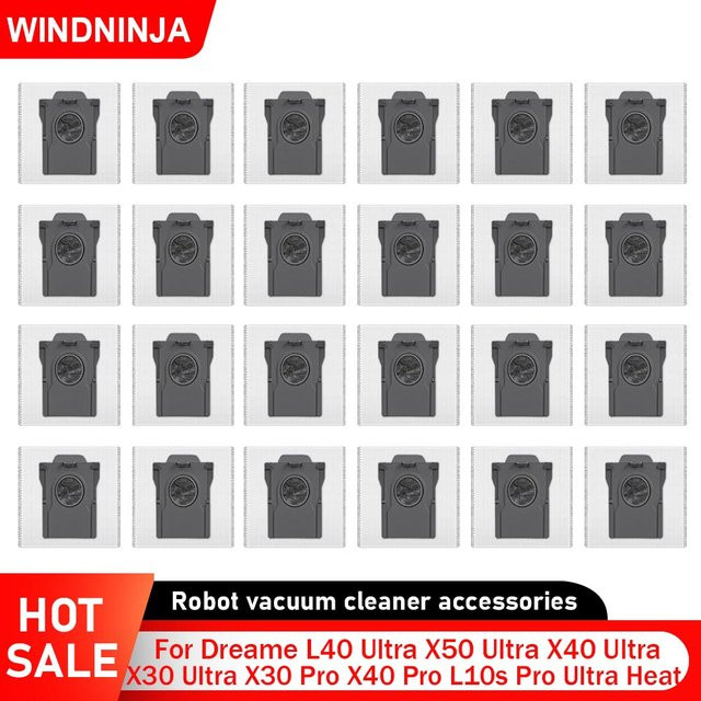 Staubbeutel für Dreame Roboterstaubsauger L40 Ultra, X50 Ultra, X40 Ultra, X30 Ultra, X30 Pro, X40 Pro, L10s Pro Ultra Heat und Mova V50 Ultra - Bild 1